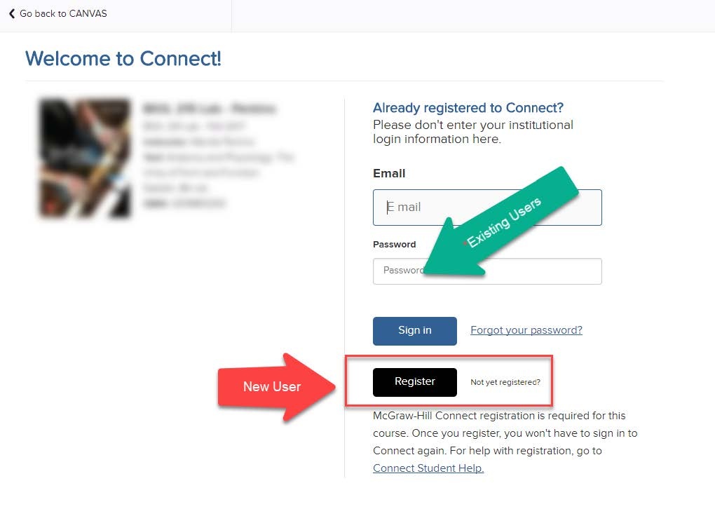 Connect sign in email